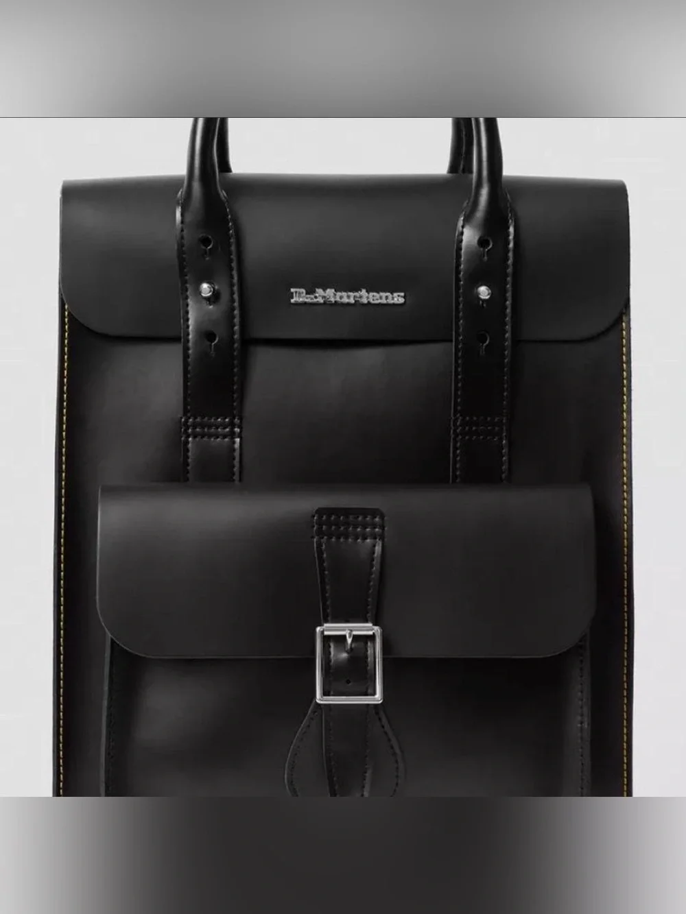 Black Leather Kiev Dr. Martens Bag